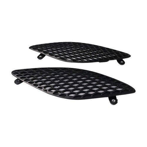 2Pcs Front Hood Vent Grille Grid Trim For Dodge Charger SRT Hellcat 2015-2020 - Picture 5 of 8