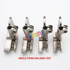4SET SMOOTH BOTTOM PIPING WALKING FEET FIT FOR SINGER JUKI CONSEW BROTHER