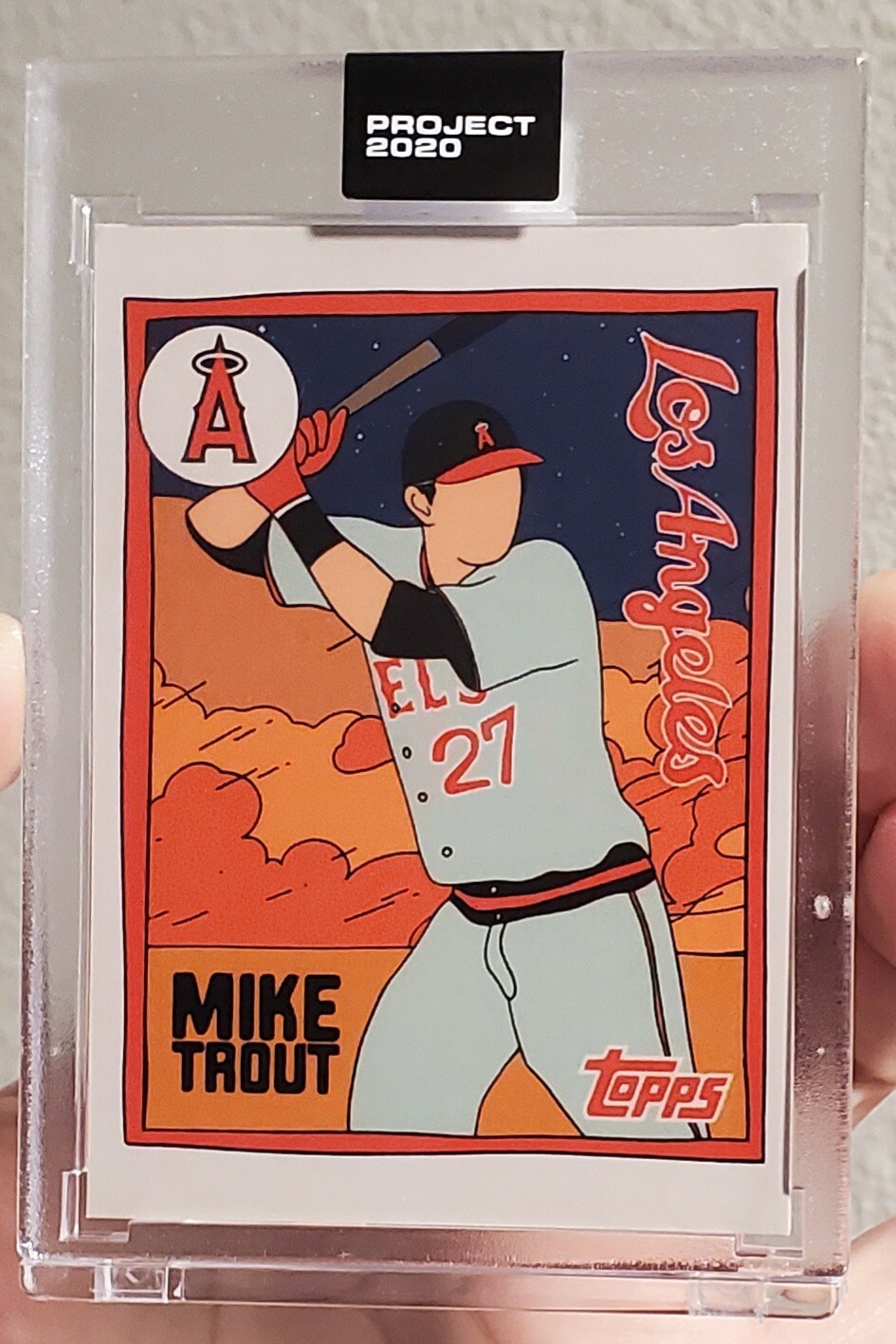 Topps Project 2020 #63 Mike Trout by Fucci Los Angeles Angels