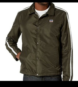 olive green coach jacket