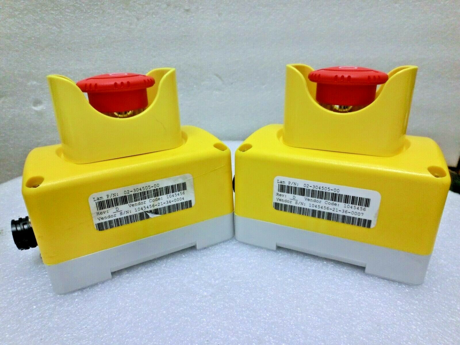 Lot of 2 Lam Research 02-304505-00 Rev D Emergency Switch ,Unused*96059