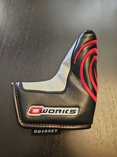 Odyssey O Works Blade Putter Black/Silver Putter Golf Club Head Cover EUC