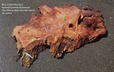 Redwood slab  rustic table  epoxy river table  DIY crafts  r23-1204