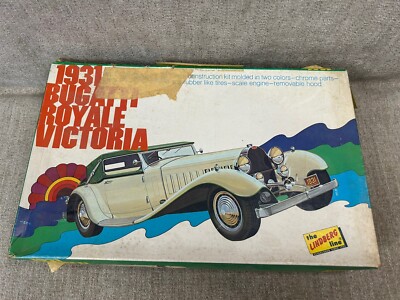 Lindberg Bugatti Royale Victoria 1931 1/24 Model Kit #6602:350