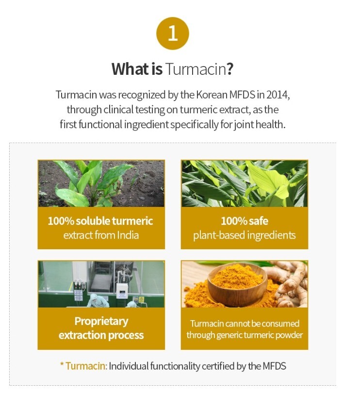 ATOMY Turmacin MSM Joint Health Support Tumeric Extract Cartilage 128 tablet NEW