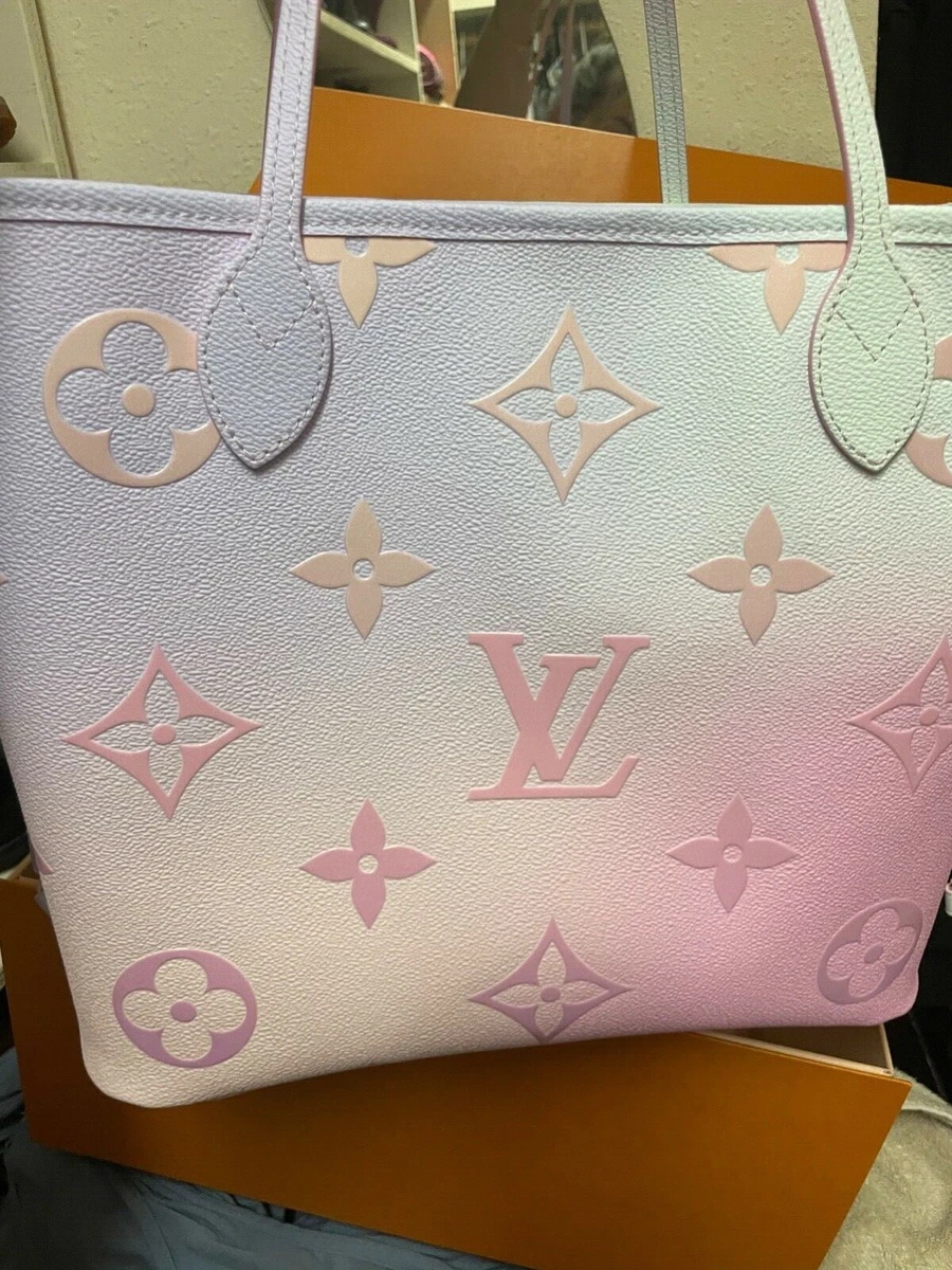 Louis Vuitton Neverfull MM Sunrise Pastel Tote Bag