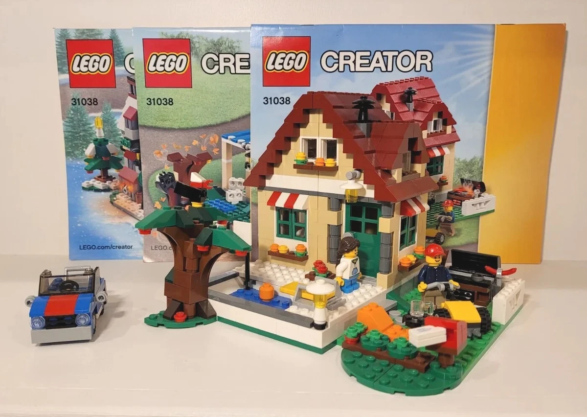 LEGO Creator 31038 Changing Seasons 3 in 1 Working Light COMPLETE w Manuals