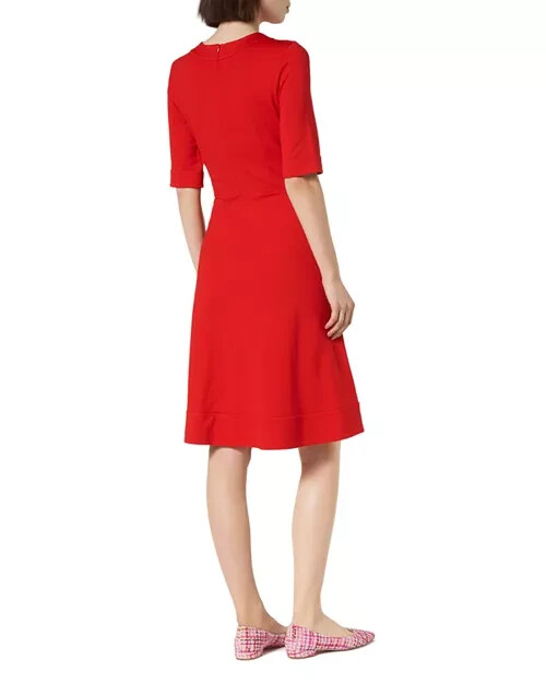LKBennett::レースドレス:UK6[RESALE] New L.K.Bennett Ivelina A-Line Dress in True Red Size US4