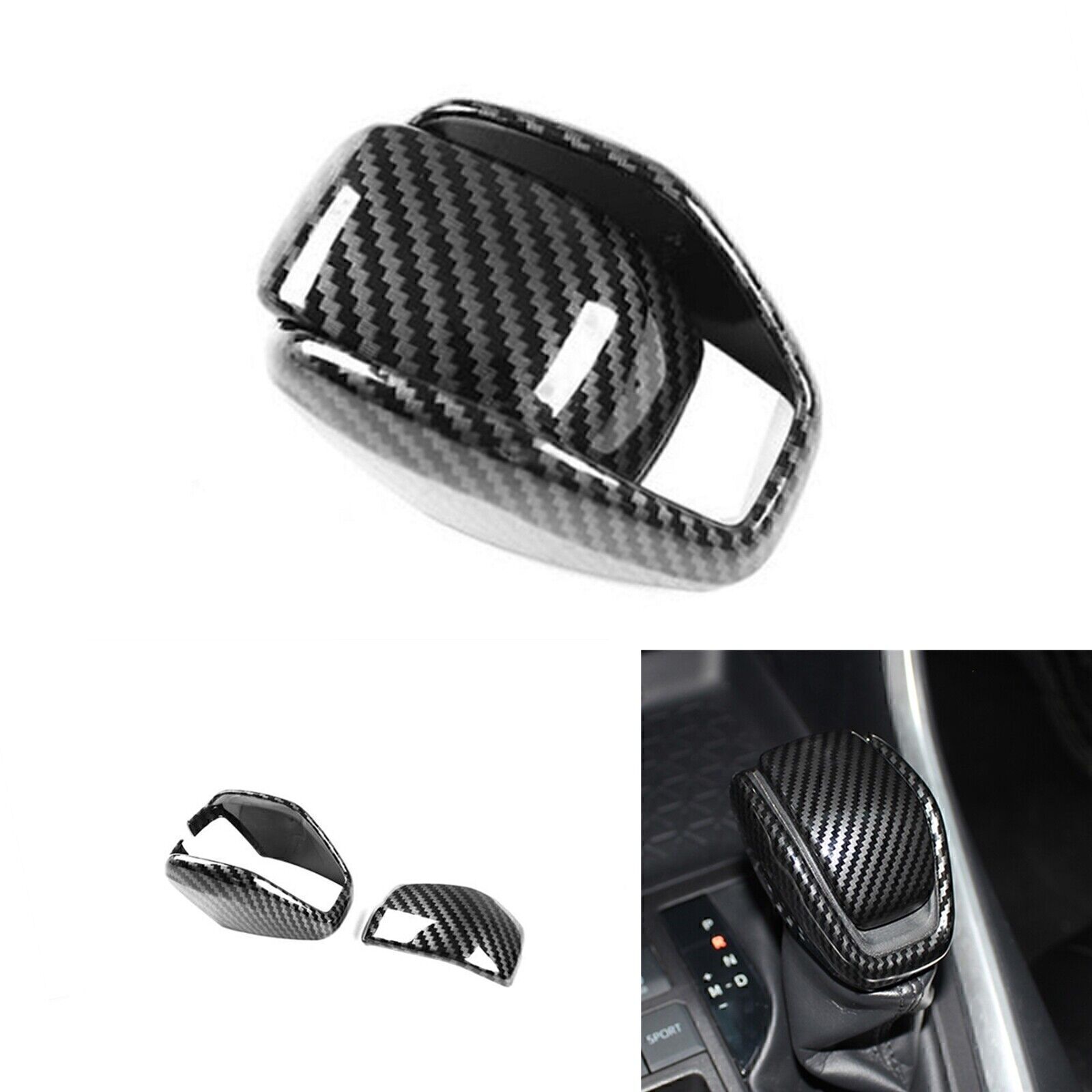 Car Gear Shift Lever Knob Cover Trim Refit For Toyota RAV4 XA50 2019-2022 2023