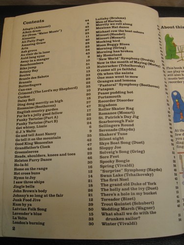 The Usborne Book of Easy Recorder Tunes - Picture 9 of 13