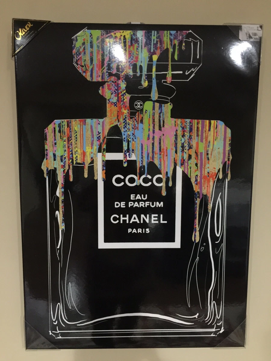 Framed Canvas Art - Coco Privé - Coco Chanel Life by Alla Grande ( People > celebrities > Models & Fashion Icons > Coco Chanel art) - 18x18 in