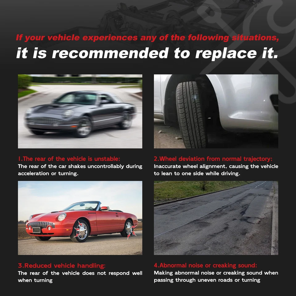 Rear Right Lower Control Arm for Ford Thunderbird Jaguar S-Type Lincoln LS 00-03 - Image 2 of 4