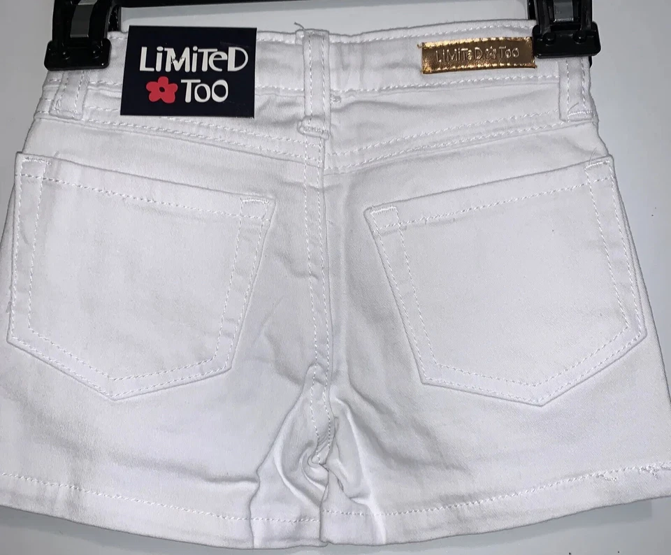 Shorts femininos Limited Too, branco, 5 - Imagem 2 de 2