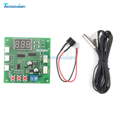 Two Way Heat Dissipation 4-Wire PWM Fan Temperature Speed Controller Board
