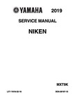 3 Hole Punched Paper Service Shop Repair Manual 2019 Yamaha Niken 850 MXT9K MXT9