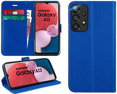 Für Samsung Galaxy A13 4G Handyhülle Slim Leder Flip Case Wallet Book Cover