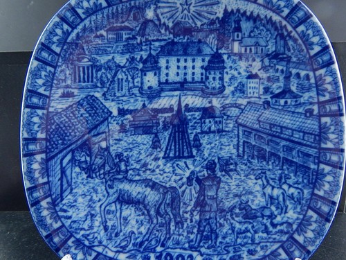RORSTRAND PIATTO PORCELLANA NATALE 1993 PORCELAIN CHRISTMAS PLATE COLLEZIONE NEW - Foto 3 di 5