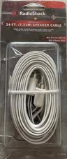 RADIO SHACK 420-2430 24 ft 24 AWG SPEAKER CABLE- brand NEW