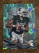2022-23 Bowmans Best University Aqua Lava Refractor /199 Payton Thorne #46 MSU