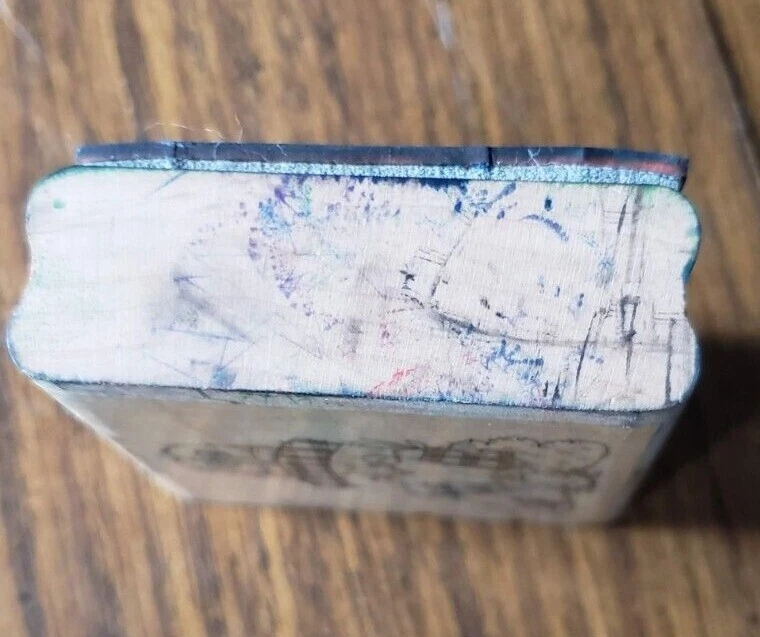 Estampilla de goma PATCHWORK ANGEL 1995 Stampin Up Foto 4 de 4