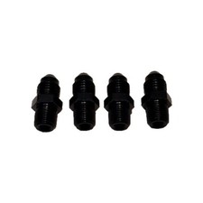 4an To 18 Npt Nitrous Oxide Fittings Black Set Of 4