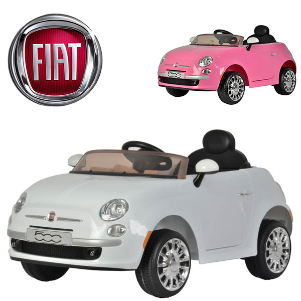 FIAT 500 ELECTRIC RIDE ON CAR WITH PARENTAL REMOTE CONTROL **BRAND