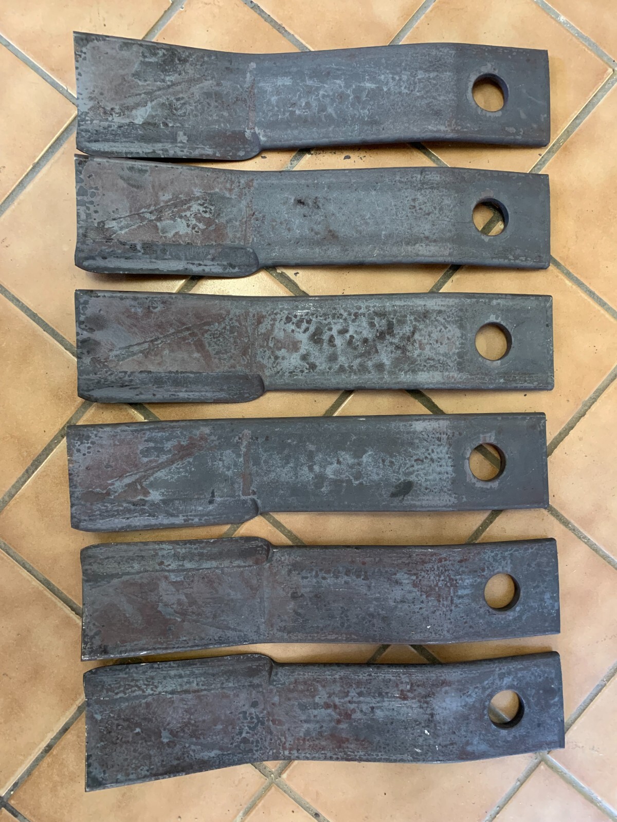 Rotary cutter blade set for Bush Hog 2512, 160, 166 - 4 7828BH 2 7829BH ...