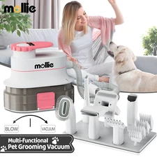 Pet Grooming Vacuum Kit Dog Blower Hair Dryer Professional Shedding Clipper Tool