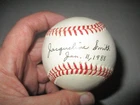 Jacqueline Smith Signed Rawlings American League Baseball - Charlie's Angels