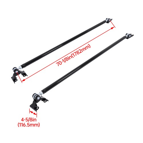 Rear Traction Tie Bars For Chevy Silverado 2500 3500 GMC Sierra 2001-2010 2007 - Picture 2 of 18