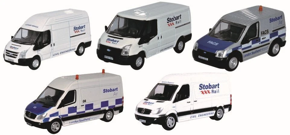 VANS Oxford Set furgone 5 pezzi scala Stobart gruppo 1:76