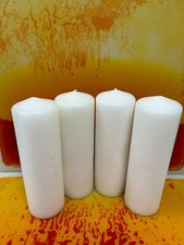 Restposten 4x Stumpenkerzen Stumpen Kerzen ca. 24x7,5cm Neu B-Ware