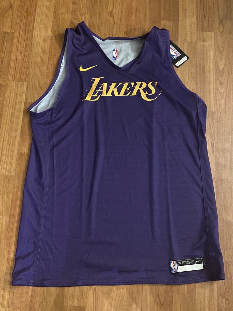 専用Lakers Reversible Practice Jersey XL Nike Los Angeles Lakers Team Issued Reversible Practice