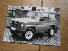 Daihatsu Wildcat / Rocky  GL Turbo, originales (Presse-) Foto um 1985