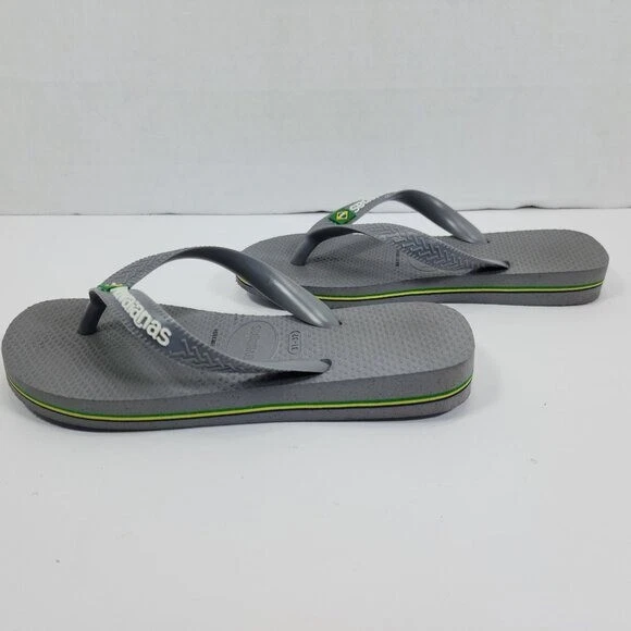 Havaianas Niños Brasil Logo Gris Chanclas/Zapatillas/Diapositiva Niños Talla 31-32 Foto 4 de 4