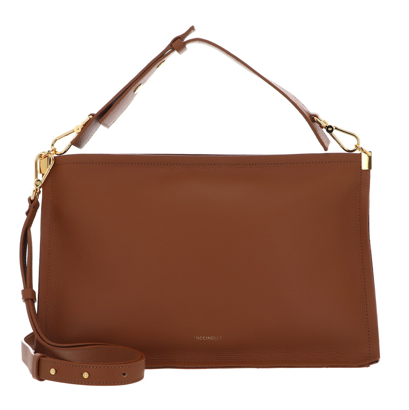 COCCINELLE Handbag Double Grainy Leather Cuir / Noir
