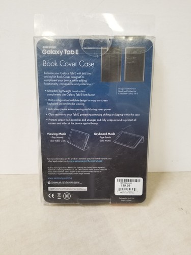Samsung Galaxy Tab E Book Cover Case for 8.0 Model - Picture 2 of 6