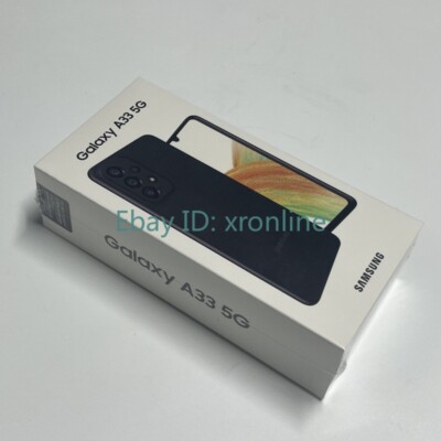 Samsung Galaxy A33 5G 6GB/128GB Dual SIM 48MP 6.4''Unlocked SmartPhone-New Sealed