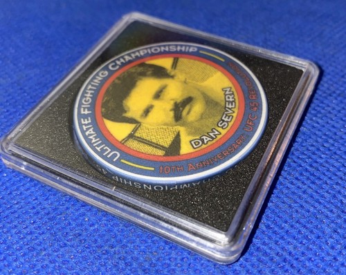 UFC Rare 10th Anniversary Coin Dan Severn MMA memorabilia Chip Token - Picture 2 of 3
