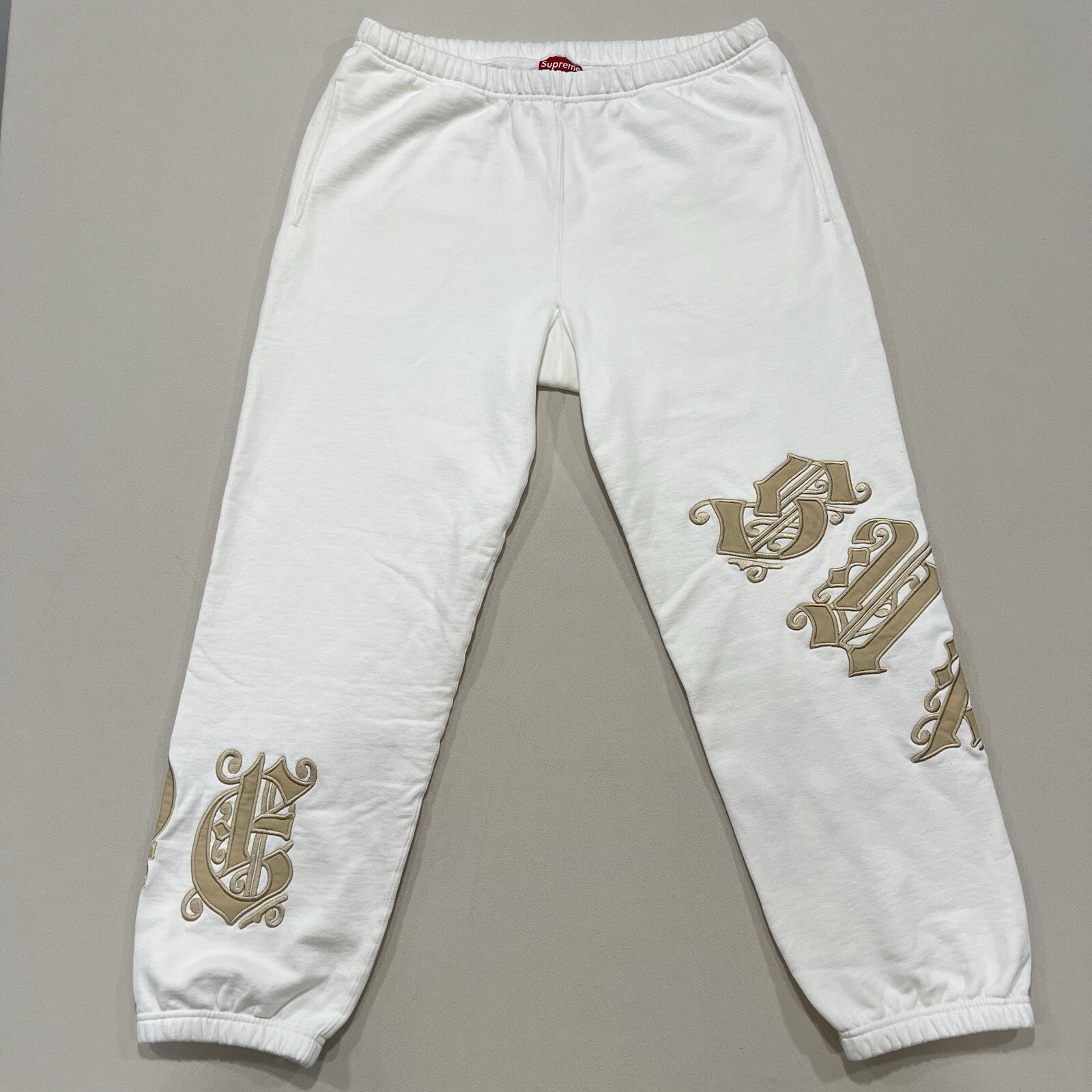 Supreme 18ss corner label sweat pants（S） Supreme Corner Label Sweatpant (SS18) - $128