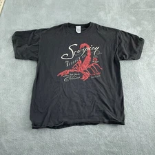 The Duck Co Black Scorpion Tequila Co 100% Cotton Graphic T-Shirt L  2980