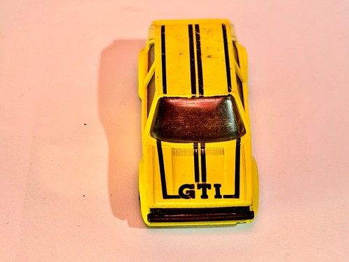 VINTAGE/Volkswagen VW MK1 Golf GTI/Yellow/Diecast Car/MC TOY - Picture 6 of 6