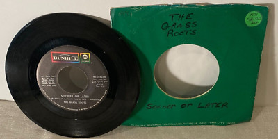 GRASS ROOTS  Sooner or Later / I Can Turn Off The Rain 7  45 RPM  1971 DUNHILL