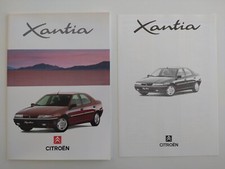 Citroen Xantia 1.6 1.8 20. 1.9D LX SX VSX UK Brochure + Tech Spec Jul-Aug 1994