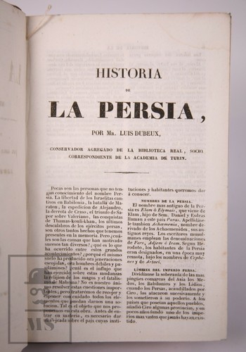 1851s Illustrated Spanish Book Universal Panorama. History of Persis / Persia - Imagen 10 de 12