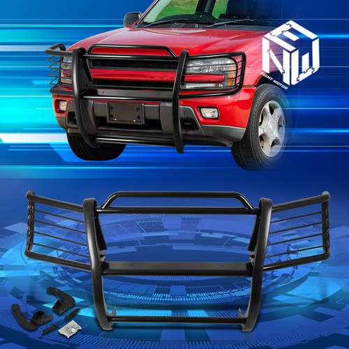 For 0209 Chevy Trailblazer /EXT Black Bumper Grill Protector Grille