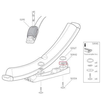 Thule Spring Washer (4608/4650) for K-Guard Trail L+M Xtender 50642