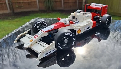 THE LONELY WILLOW Custom Aufkleber Set für Lego McLaren MP4/4 10330 Senna und Prost