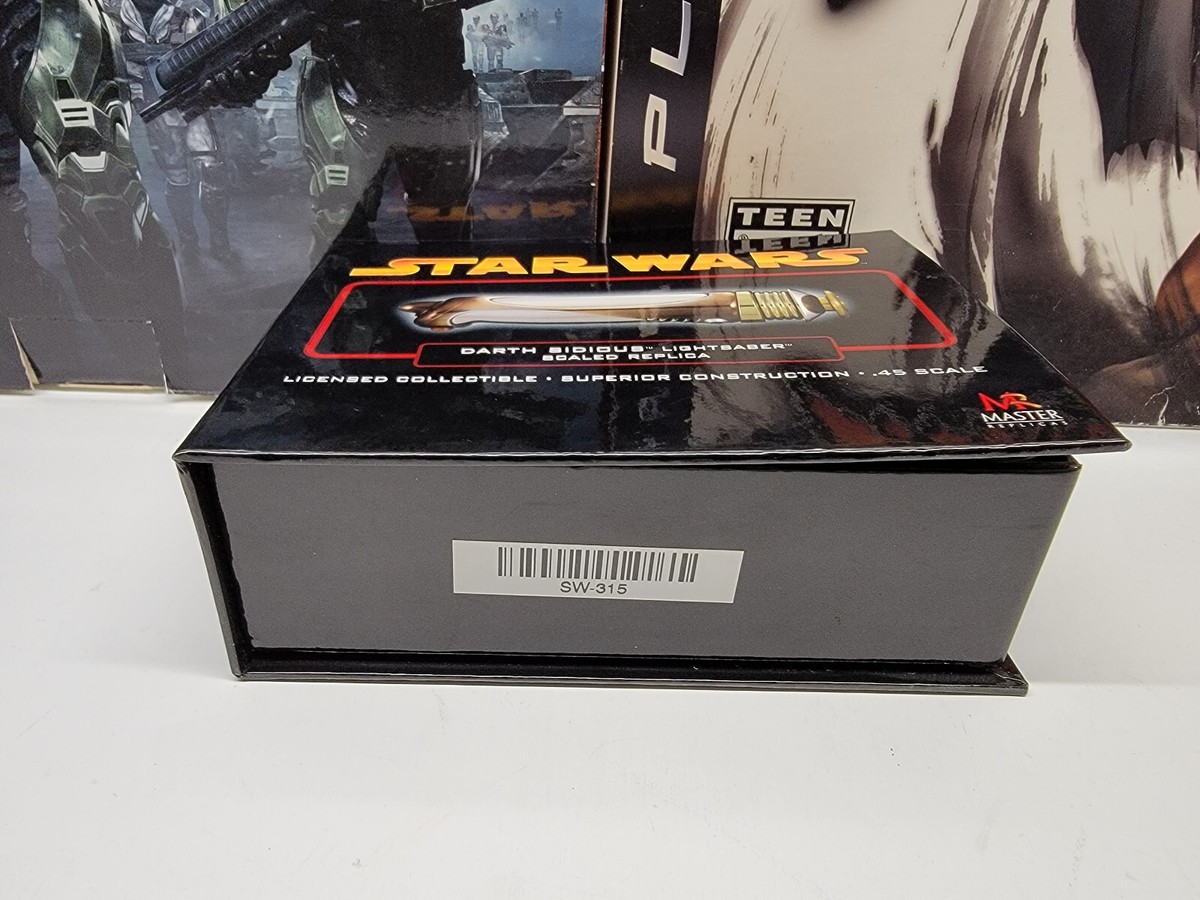 MASTER REPLICAS STAR WARS ROTS DARTH SIDIOUS LIGHTSABER .45 SCALE
