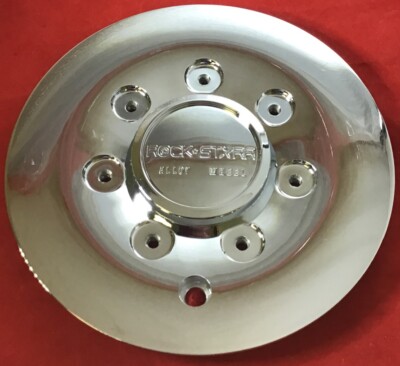 ONE NEW Rock Starr Alloy Wheel CAP515L185 Optimus CHROME Wheel Center Cap /8779